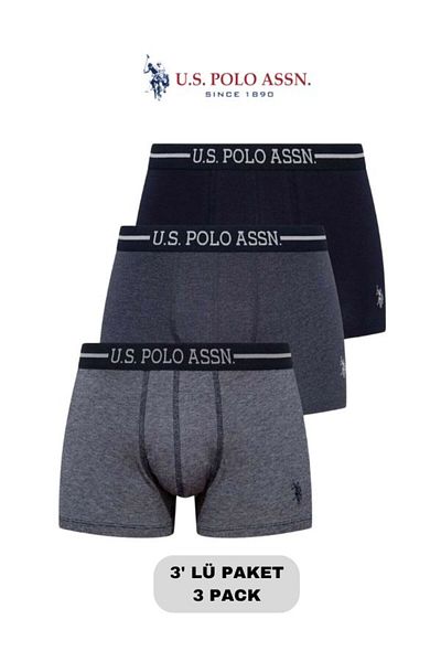 U.S. Polo Assn. Male, Licensed, Uspa, 3 Boxer Set (Boxed)