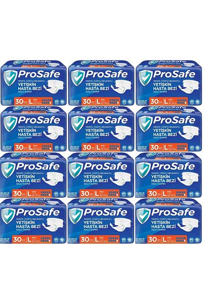 PROSAFE Large Size (+L) Patient - Textile Surface with Waist Band 360 Pieces (12Pk*30)