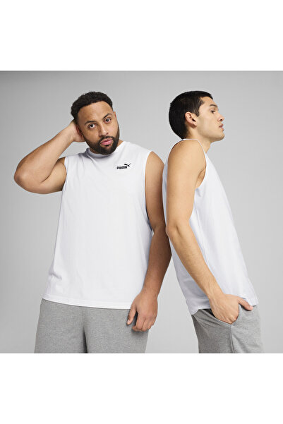Puma Essentials Νο. 1 Λογότυπο Αμάνικο Ανδρικό μπλουζάκι