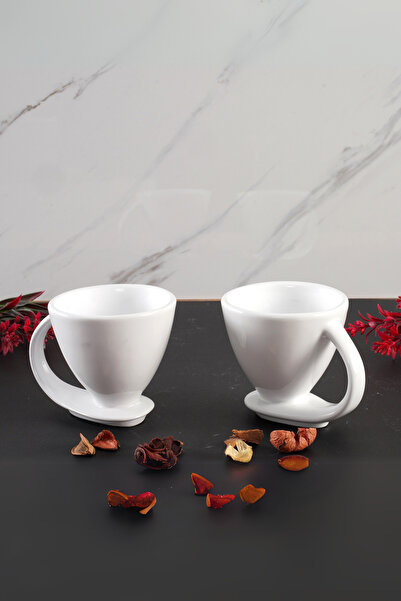 MİNOLE HOME 2-Person Self-Base Mug Set