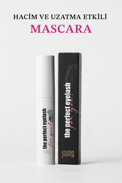 Sophiss Premium Hacim ve Uzatma Etkili Maskara