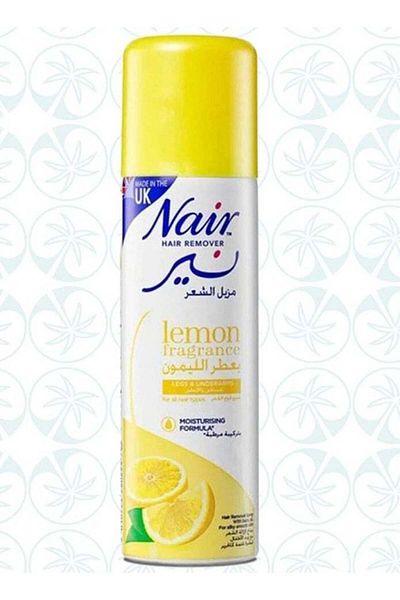 Nair Hair Removal Spray With Baby Oil - Lemon Fragrance, 200 Ml
