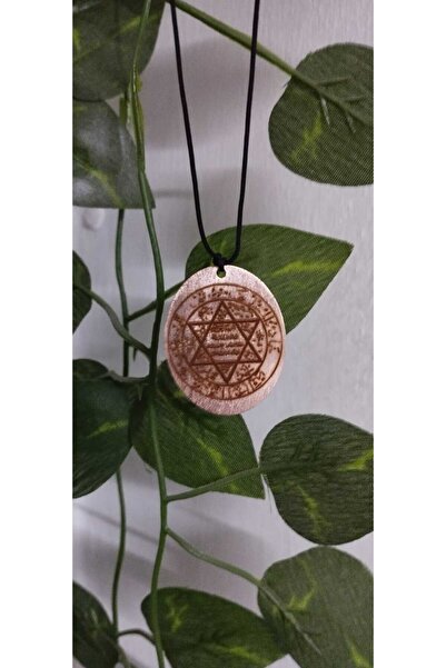 yerlikaya bakır Süleyman Mührü Saf Bakır Kolye