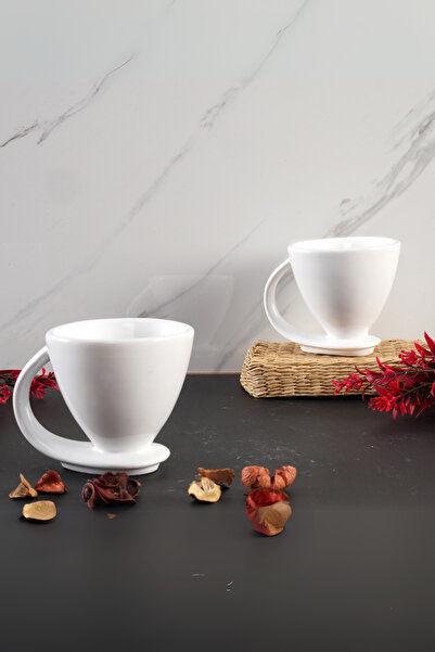 MİNOLE HOME 2-Person Self-Base Mug Set