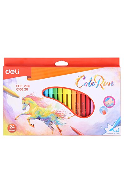 Deli Markere 24 Culori Deli
