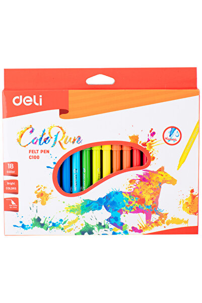 Deli Markere 18 Culori Deli