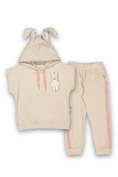 Lmn Girl's Summer Suit with Toy Detail