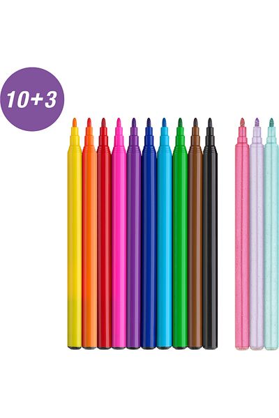 Faber Castell Markere 10+3 Culori Unicorni Faber-Castell