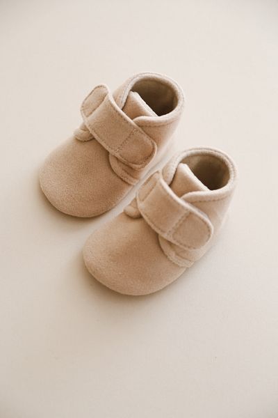 Minik Adımlar Bebek Shoes, Unisex Baby Shoes, Velcro Baby Booties