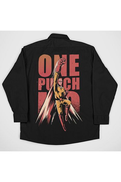 SEVBANO One Punch Man Printed Unisex Anime Character Shirt