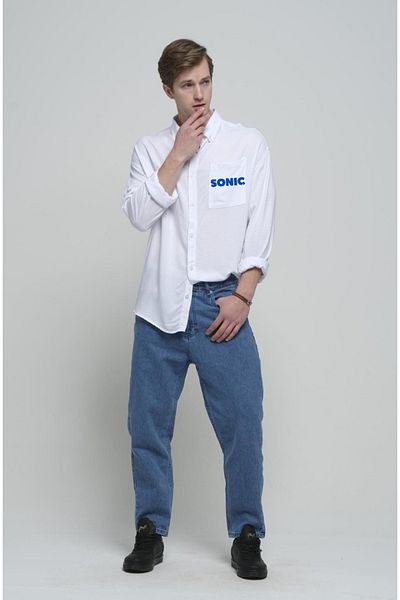 SEVBANO Design Sonic Printed Unisex Cartoon Shirt