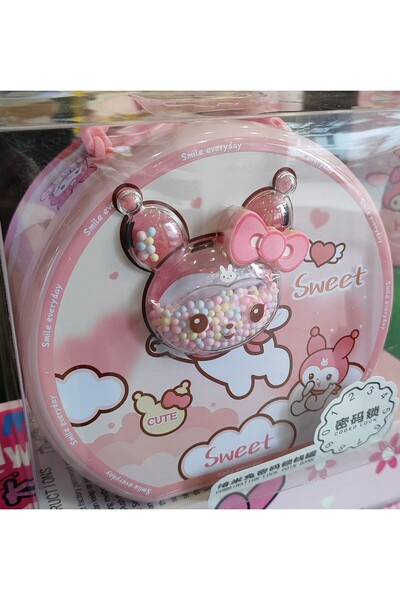 ada çanta kırtasiye Kuromi Figured Metal Embossed Password Piggy Bank Ad56998