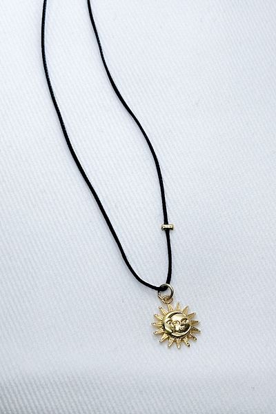 Miray hediyelik Sun and Moon Steel Necklace - Balance Symbol