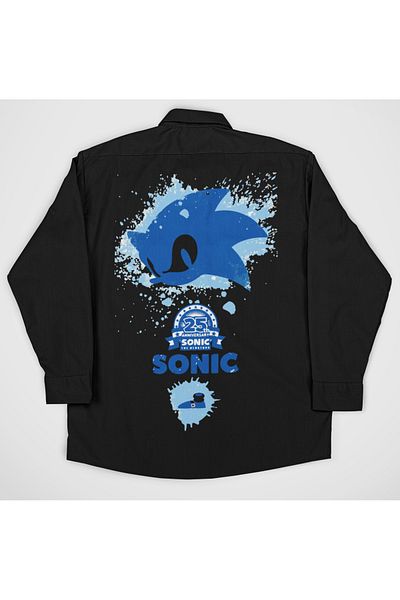 SEVBANO Design Sonic Printed Unisex Cartoon Shirt