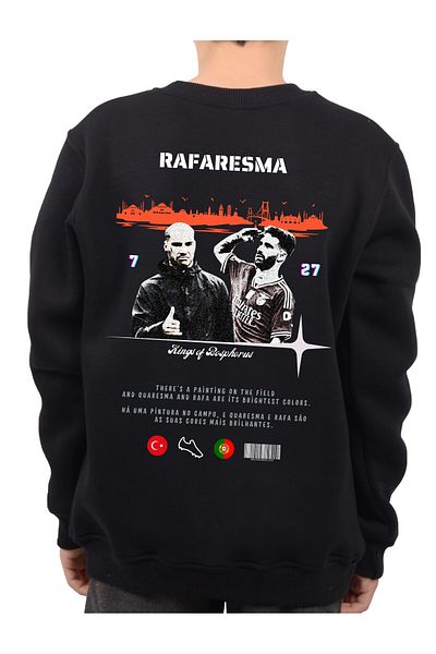 VEK Детски суитшърт RAFARESMA - кръгла яка Rafa Silva Quaresma