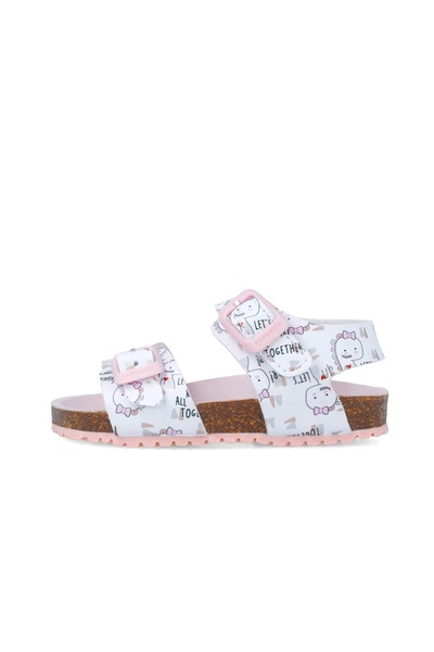 Garvalin Garvalin children's sandals with kittens, 242453, white Size: 30
