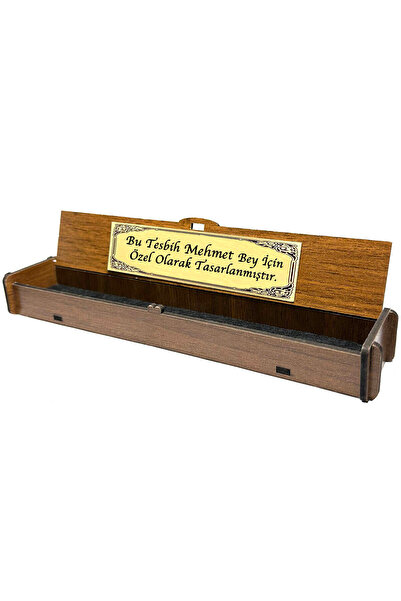 Fabula Silver Zulfiqar Tasbih Agate Stone Men's Gift Rosary