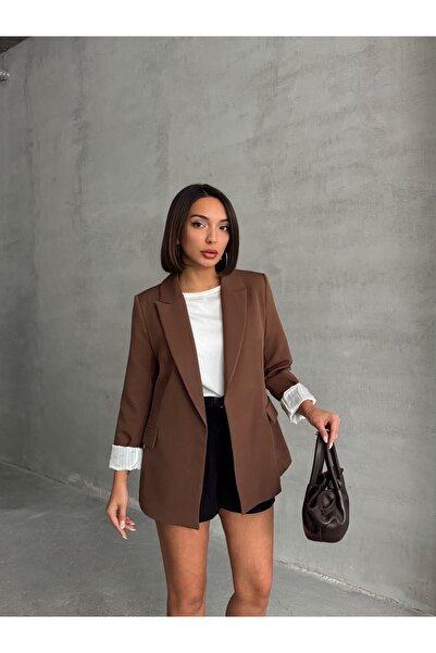 BEJNA Dámská bunda s pruhovanou stélkou