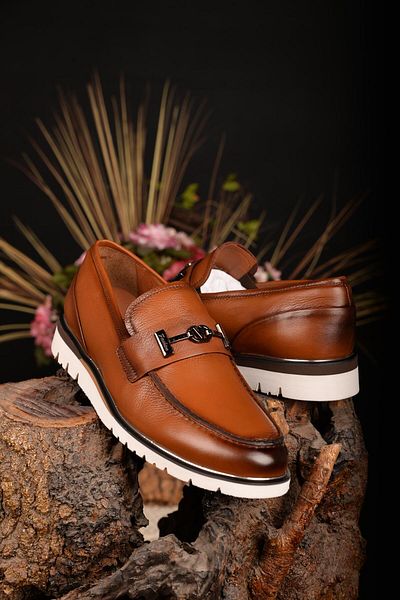 MARCOMEN Men's Genuine Leather Loafer Lightweight, Healthy and Stylish Memory Sole Shoes