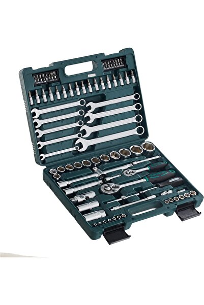 Genel Markalar Mannesmann 82 parçalı lokma anahtar seti 1/4"+1/2", M29112