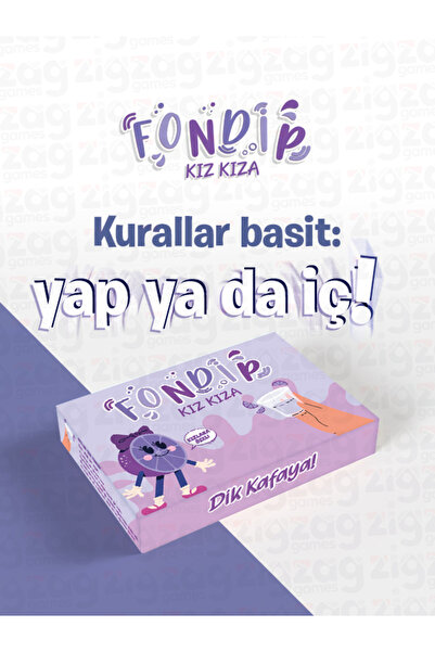 Zigzag Fondip Kız Kıza | Eğlencenin ve Cesaretin Zirvesi | Kız Kıza Bir Geceye Hazır mısın? | 150 Kart
