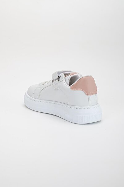 Dilimler Ayakkabı Girl's Sports Shoes - Powder Velcro Star Model Stitched Sole