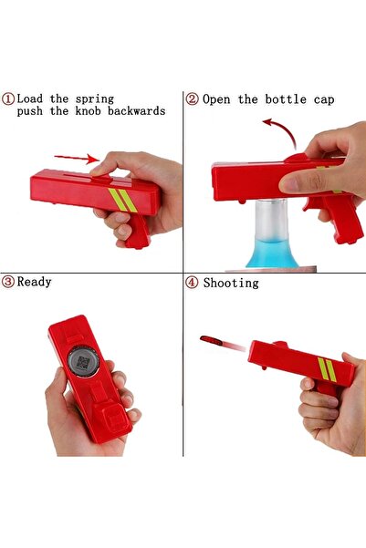 LINKLKBOY Linklkboy bottle opener, plastic/stainless steel, red/yellow, 13 x 5.5 cm