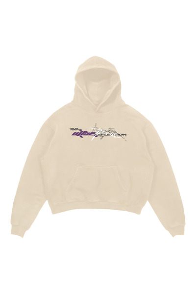 REFLECTION OVERSIZED BEIGE HOODIE