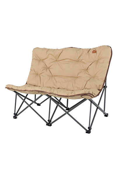 KINGCAMP Lemon Lux Double Ultra Konforlu Çift Kişilik Kamp Sandalyesi Khaki