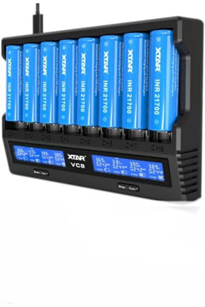 KARDEM XTAR VC8 Pil Şarj Cihazı