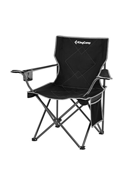 KINGCAMP Lotus Comfort Konforlu & Takviyeli Kamp Sandalyesi Black
