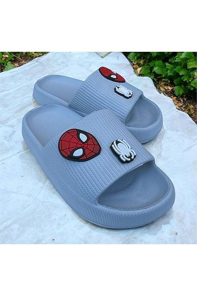 Hızlı Al Spiderman Fancy Boy's Slippers.Garden Beach Slippers Suitable for Daily Use