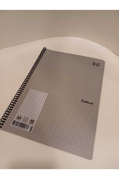 ASATAK U-Deep Notebook 40 Sheets Checkered School Notebook Pp Cover
