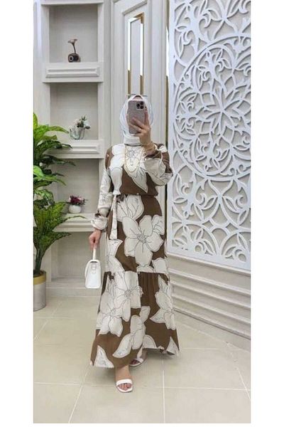 MODA Large Floral Hijab Dress
