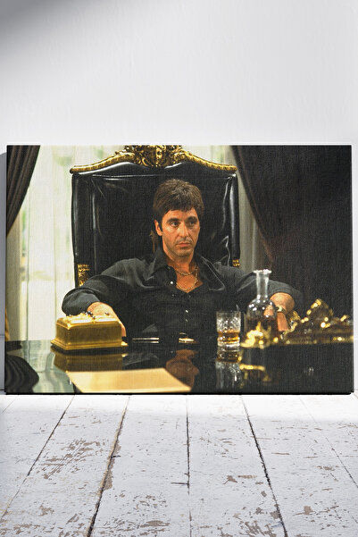 Store Aşkın Uğruna: Tony Montana Premium Kanvas Tablo Seti