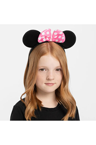 CT STONES Coroană Minnie Mouse cu fundă roz și mini-ureche (5446)