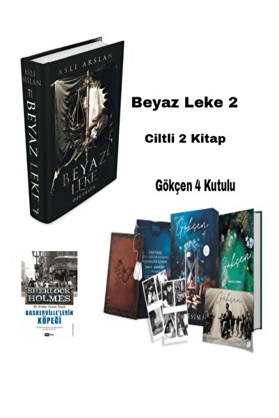 Ephesus Yayınları Beyaz Leke 2 Özgürlük ve Gökçen 4 Kutulu 2 Kitap Ciltli Set...