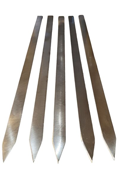 Bilgin Paslanmaz Paslanmaz Adana Kebap Şişi 430 Kalite 12 Adet 3mm kalınlık