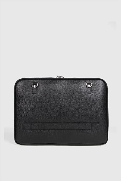 MORCA قفل كمبيوتر محمول من الجلد باللون الأسود الطبيعي لجهاز Macbook Air Pro مقاس 13 بوصة و14 بوصة