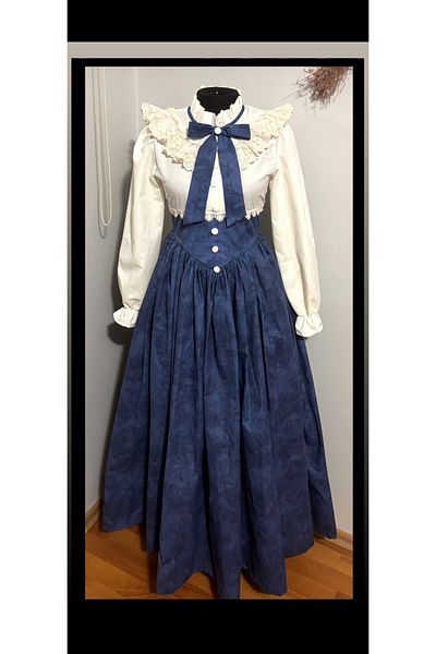 Asushvintage Βικτωριανό φόρεμα