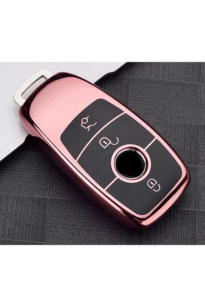emii auto spare parts Mercedes Benz a C E S g Class Glc Cle Cla Amg Compatible Key Case Cover Pink