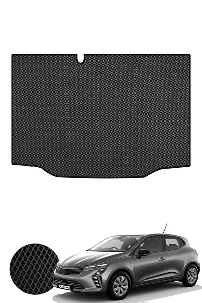 TORPEDO Clio 5 2020 Sonrası Uyumlu Hücreli Premium Eva Oto Bagaj Paspası & Ba...