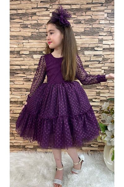s.t. sebat tekstil Rochie pentru fete din dantela Kt-Kt SB306