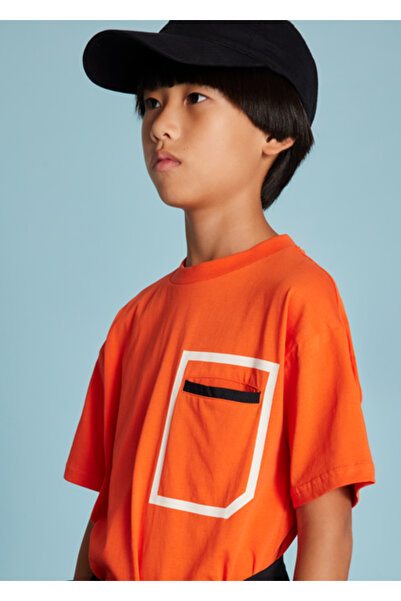 MAYORAL Boy's 10-16 Years Old Shorts Suit 6680 Orange