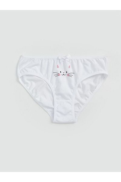 LC Waikiki New Season Printed Girl's Panties - S5Gr06Z4