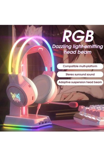 Onikuma X15 Pro Wired Professional Gaming Headphone with Mic And LED Light
