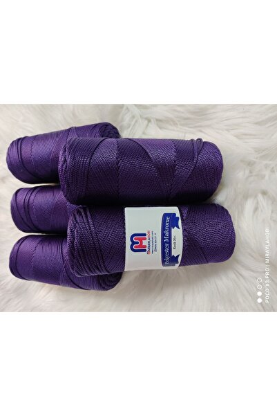 miraylahobi بوليستر مكرامية رقم: 4 200 جرام 1 قطعة بنفسجي