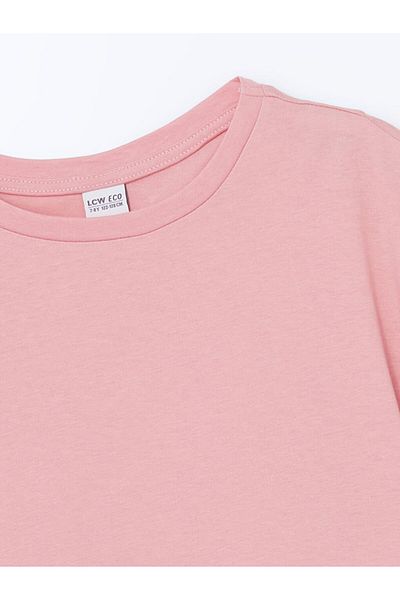 LC Waikiki Νέα σεζόν Crew Neck Girl's Tisort - S5EV99Z4