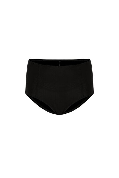 AQUAVİVA Aquaviva Kadın Siyah Valencia Sırt Detaylı Dolgulu Yüksek Bel Bikini Takımı