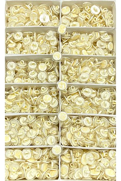 karantuhafiye Baby Button / Figured Model / 10 Pieces / Yellow / Cake